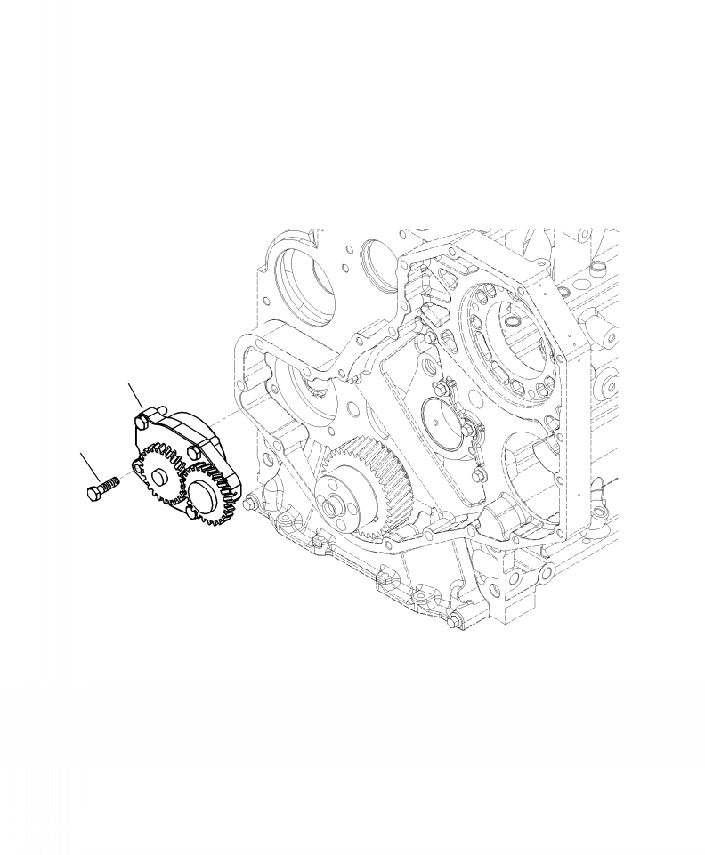 Wheel Loaders Komatsu / WA250-6 S/N A76001-UP(WA250-0E) / A3103-A2A0 LUBRICATING OIL PUMP(A-065 : A3103-A2A0)