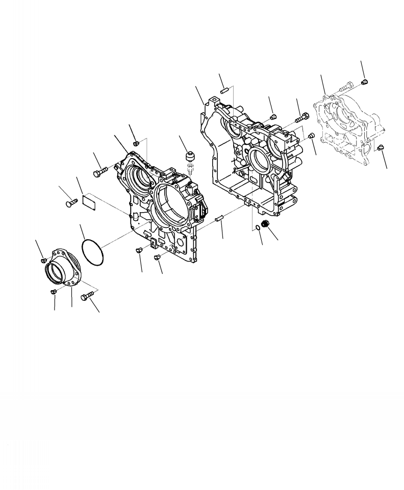 Wheel Loaders Komatsu / WA250-6 S/N A76001-UP(WA250-0E) / F2420-52A0 TRANSFER CASE (2/5)(F-005 : F2420-52A0)