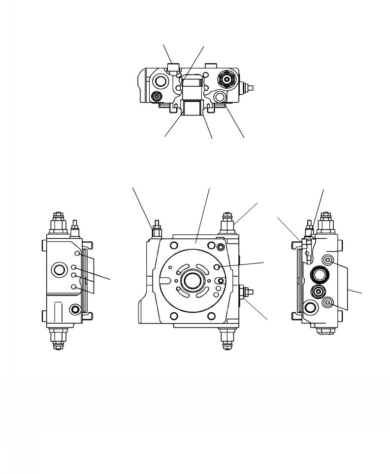 Wheel Loaders Komatsu / WA250-6 S/N A76001-UP(WA250-0E) / F2430-06A0 HST VARIABLE PUMP (5/14)(F-027 : F2430-06A0)
