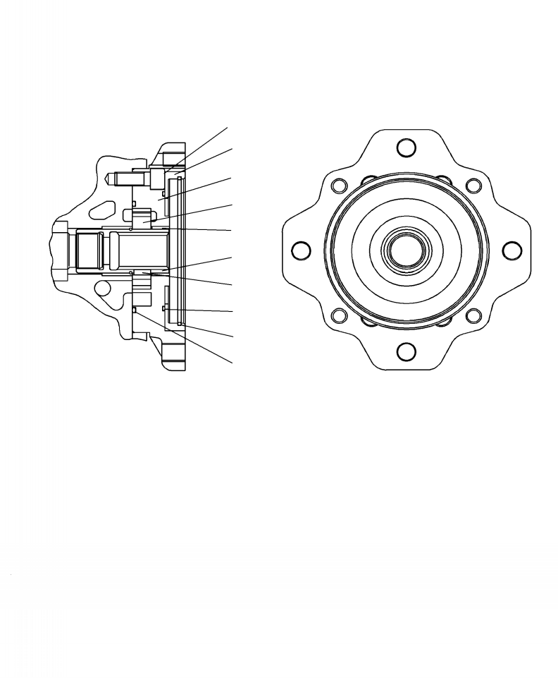 Wheel Loaders Komatsu / WA250-6 S/N A76001-UP(WA250-0E) / F2430-11A0 HST VARIABLE PUMP (10/14)(F-037 : F2430-11A0)