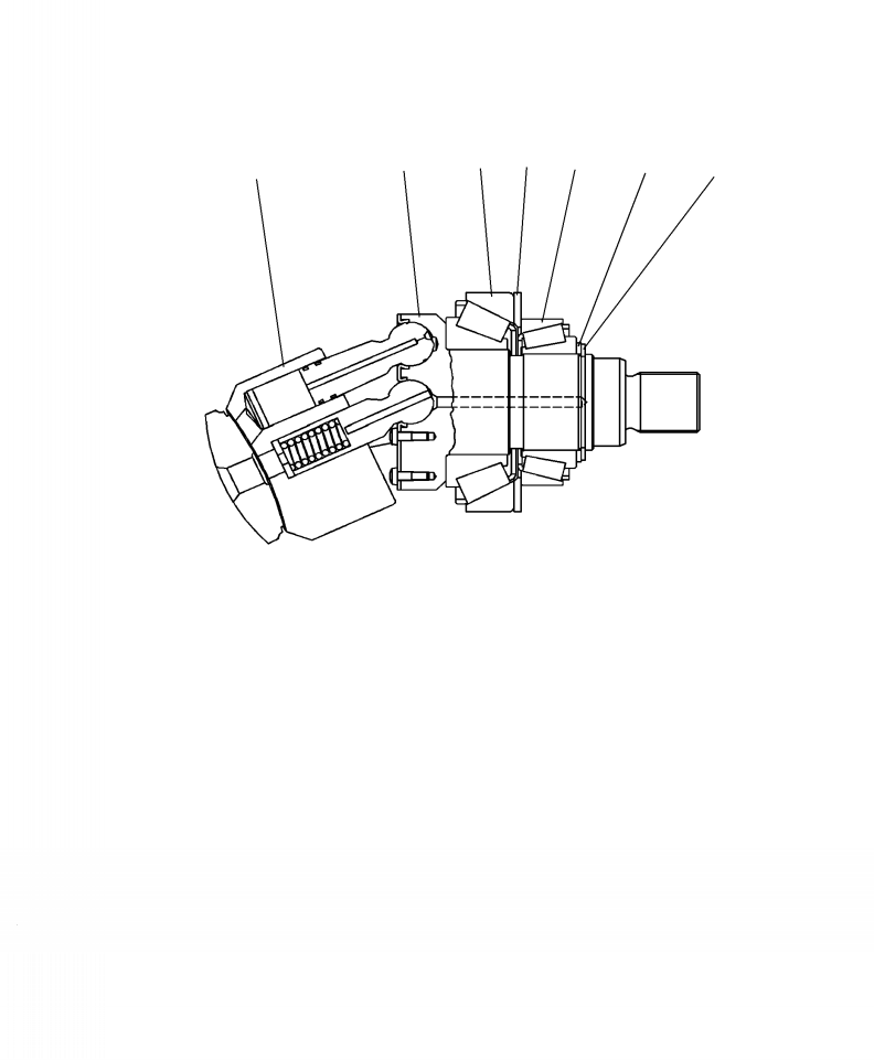 Wheel Loaders Komatsu / WA250-6 S/N A76001-UP(WA250-0E) / F2430-17A0 HST MOTOR 1 (2/6) ROTARY GROUP(F-049 : F2430-17A0)