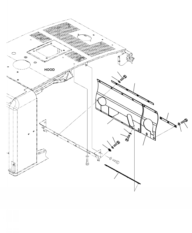 Wheel Loaders Komatsu / WA250-6 S/N A76001-UP(WA250-0E) / M4100-14A0 HOOD DUCT SHEET(M-031 : M4100-14A0)