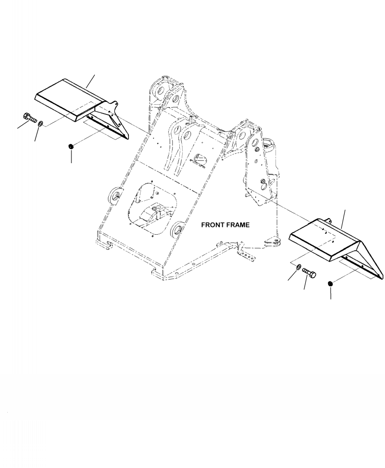 Wheel Loaders Komatsu / WA250-6 S/N A76001-UP(WA250-0E) / M4210-01A0 FRONT FENDER(M-045 : M4210-01A0)