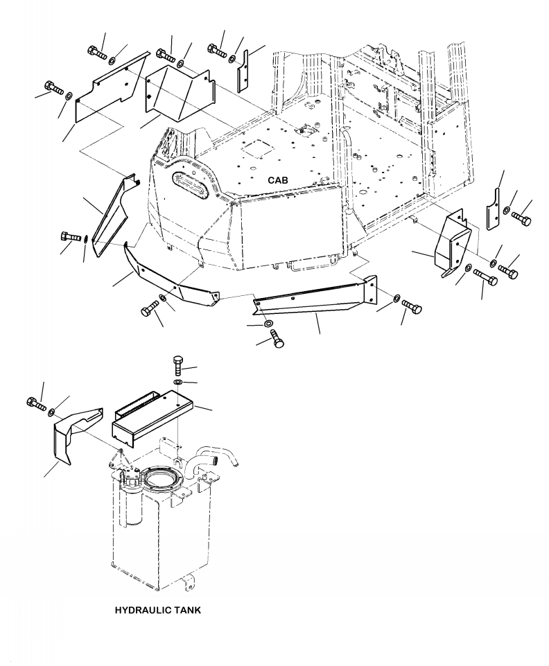 Wheel Loaders Komatsu / WA250-6 S/N A76001-UP(WA250-0E) / M4230-01A0 FLOOR COVER(M-049 : M4230-01A0)