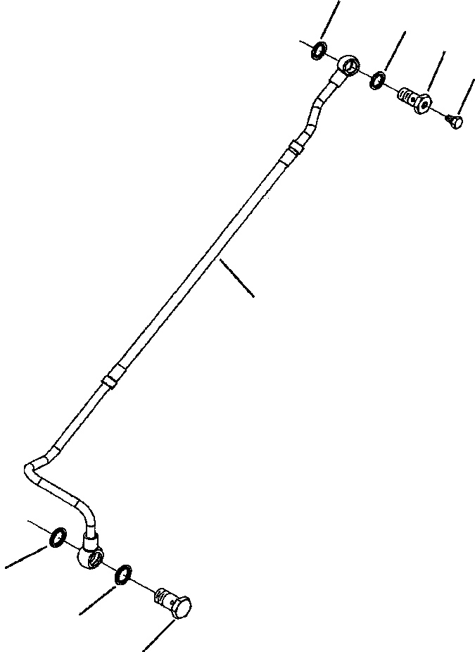 Wheel Loaders Komatsu / WA320-3L S/N A30001-UP(WA3203) / FIG. A4106-A3B1 FUEL INLET TUBE(A-052 : A4106-A3B1)