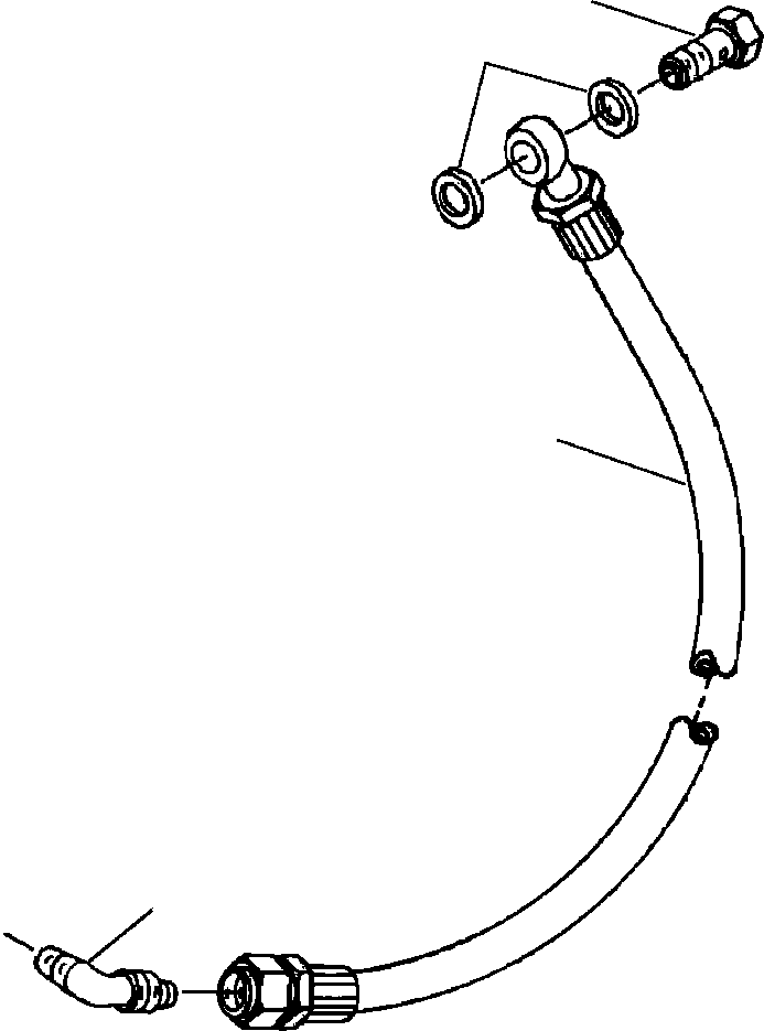 Wheel Loaders Komatsu / WA320-3L S/N A30001-UP(WA3203) / FIG. A4999-A3A1 INJECTION PUMP OIL SUPPLY(A-068 : A4999-A3A1)