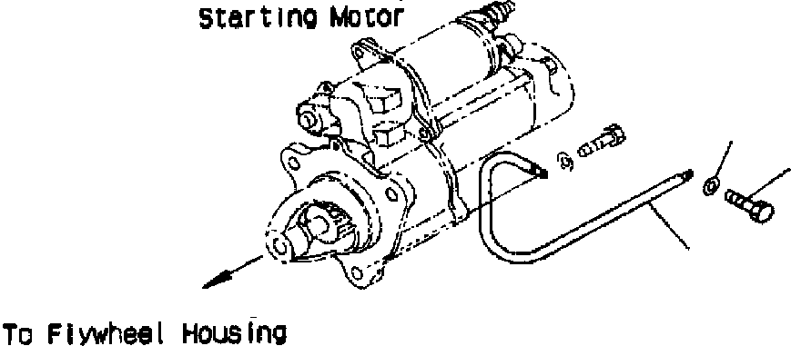 Wheel Loaders Komatsu / WA320-3MC S/N A31001-Up(WA3203AP) / FIG NO. B0000-04A0 ENGINE GROUND WIRE(B-010 : B0000W32.004)
