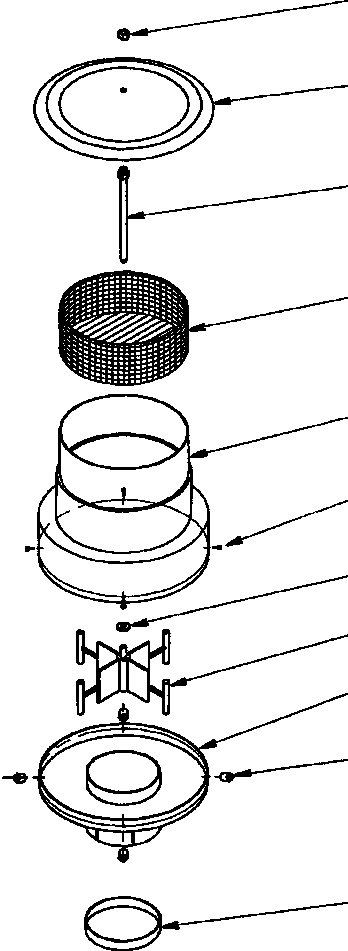 Wheel Loaders Komatsu / WA320-3MC S/N A31001-Up(WA3203AP) / FIG NO. B1410-A201C PRE-CLEANER AIR CLEANER ASSEMBLY TURBO II(B-024 : B1410W32.004)