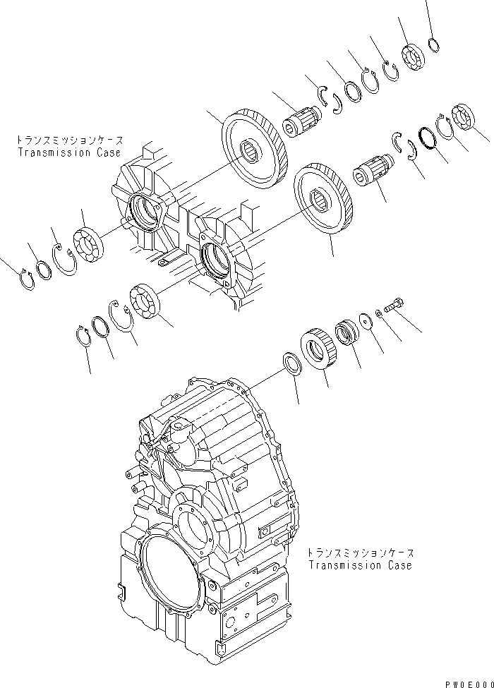 Wheel Loaders Komatsu / WA380-5L S/N A52001-UP(WA380-0E) / TRANSMISSION (P.T.O.)(150140 : F4350-56A0)