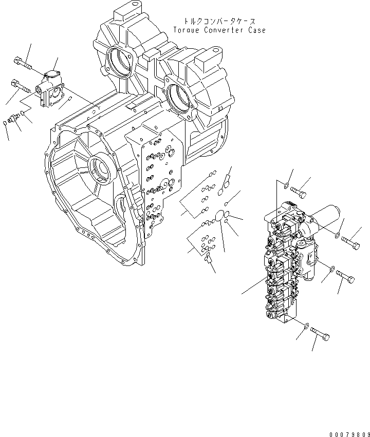 Wheel Loaders Komatsu / WA380-5L S/N A52001-UP(WA380-0E) / TRANSMISSION (CONTROL VALVE AND MOUNTING)(150150 : F4350-57A0)