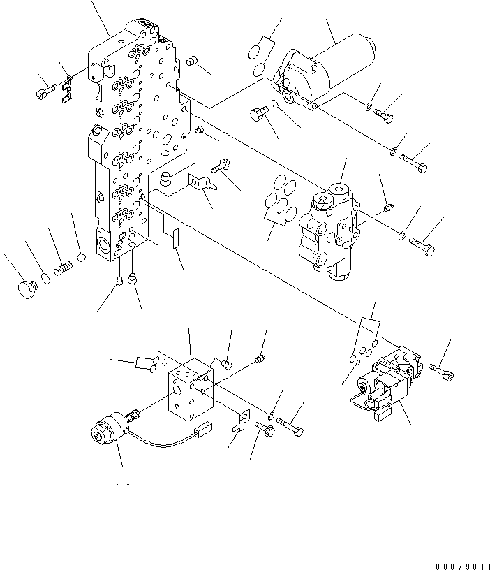 Wheel Loaders Komatsu / WA380-5L S/N A52001-UP(WA380-0E) / TRANSMISSION (MAIN VALVE) (WITH LOCK-UP)(150180 : F4350-59A1)