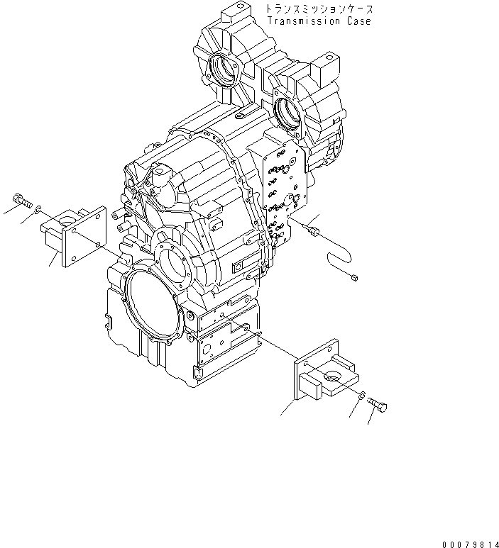 Wheel Loaders Komatsu / WA380-5L S/N A52001-UP(WA380-0E) / TRANSMISSION (MOUNTING)(150240 : F4350-64A0)
