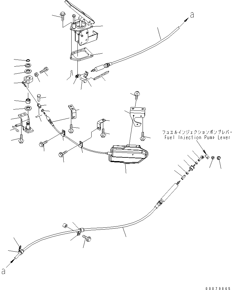 Wheel Loaders Komatsu / WA380-5L S/N A52001-UP(WA380-0E) / ENGINE CONTROLS(241080 : K4410-14A0)