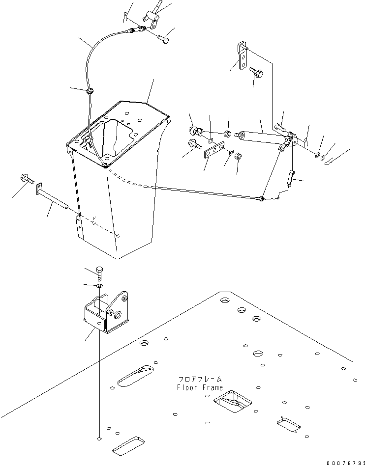 Wheel Loaders Komatsu / WA380-5L S/N A52001-UP(WA380-0E) / LOADER CONTROL (TILT STAND)(241320 : K4500-01A0)