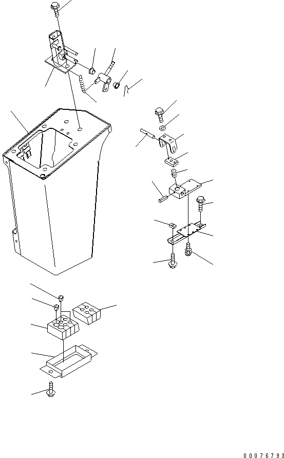 Wheel Loaders Komatsu / WA380-5L S/N A52001-UP(WA380-0E) / LOADER CONTROL (TILT SUPPORT - MULTIFUNCTION LEVER)(241330 : K4500-02A0)