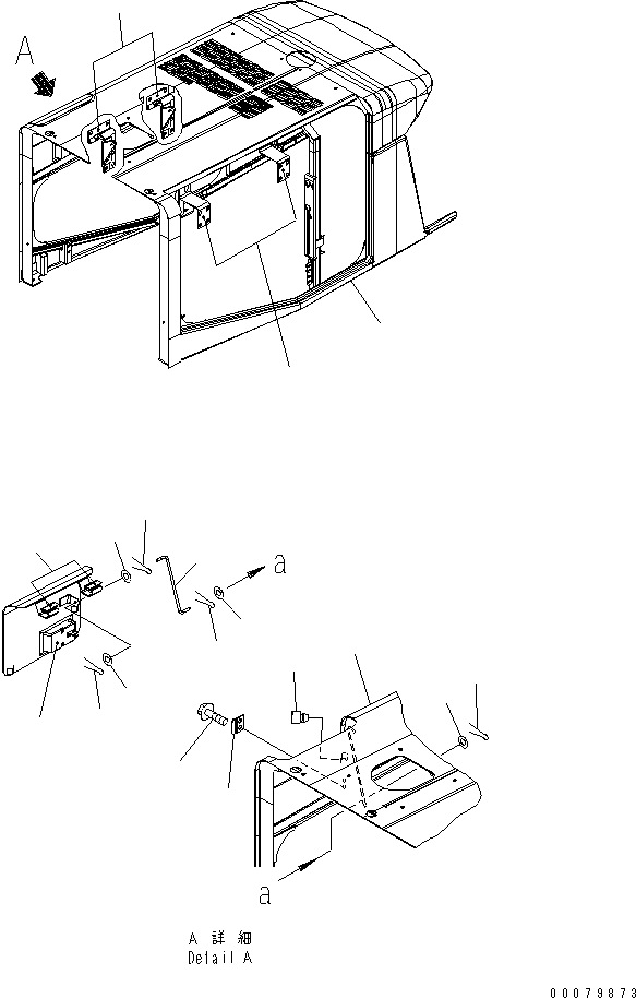 Wheel Loaders Komatsu / WA380-5L S/N A52001-UP(WA380-0E) / HOOD (COVER)(270010 : M4100-01A0)