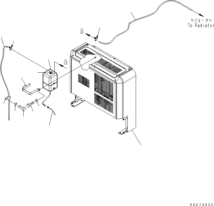 Wheel Loaders Komatsu / WA380-5L S/N A52001-UP(WA380-0E) / BULKHEAD (SUB-TANK)(270160 : M4102-03A0)