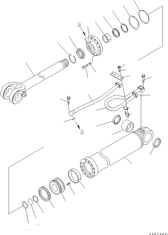 Wheel Loaders Komatsu / WA380-5L S/N A52001-UP(WA380-0E) / BOOM CYLINDER(330010 : T1620-01A0)