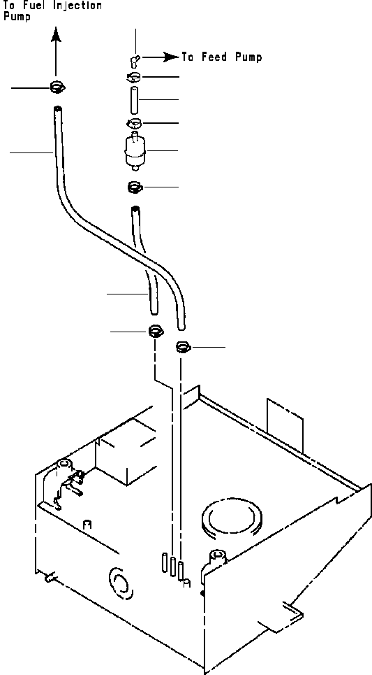 Wheel Loaders Komatsu / WA380-3L S/N A50001-UP(WA3803) / FUEL PIPING(01-040 : 01-040)