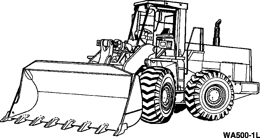 Wheel Loaders Komatsu / WA500-1L SUPPLEMENT S/N 10420-UP & A10411-A20853(WA5001SP)
