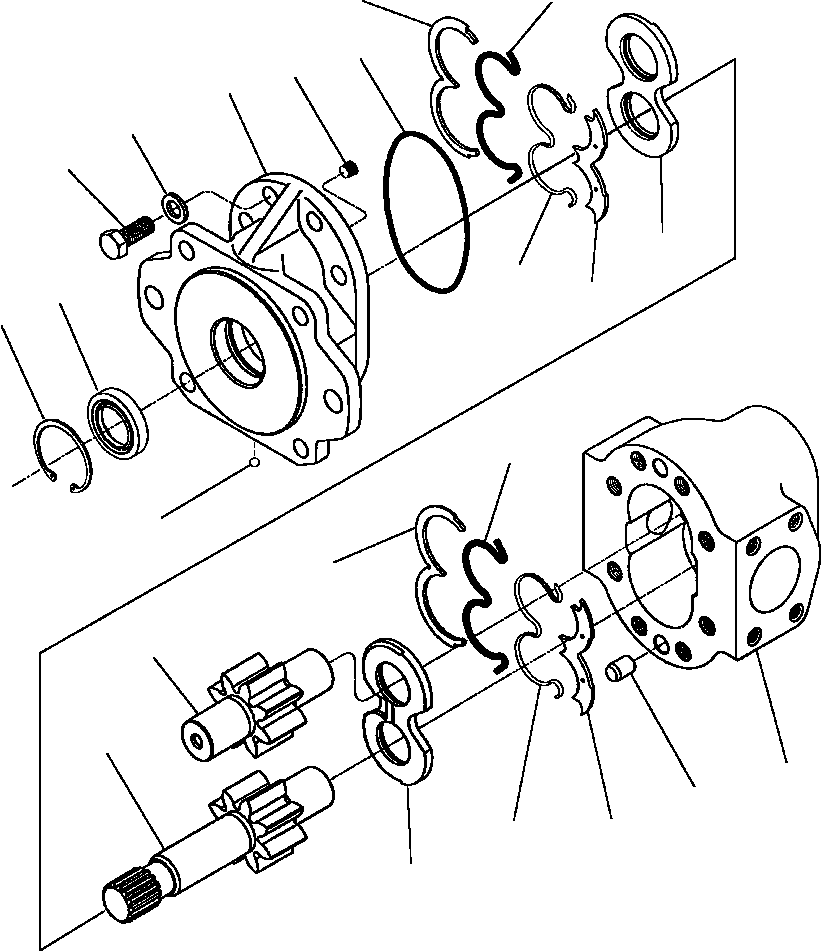 Wheel Loaders Komatsu / WA500-1L SUPPLEMENT S/N 10420-UP & A10411-A20853(WA5001SP) / WORK EQUIPMENT AND SWITCH PUMP(06-002 : 10AVW500.001)
