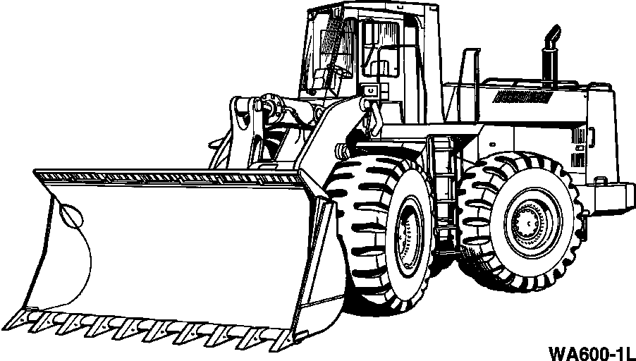 Wheel Loaders Komatsu / WA600-1L SUPPLEMENT S/N 10001-UP & A10003-A10390(WA6001SP)