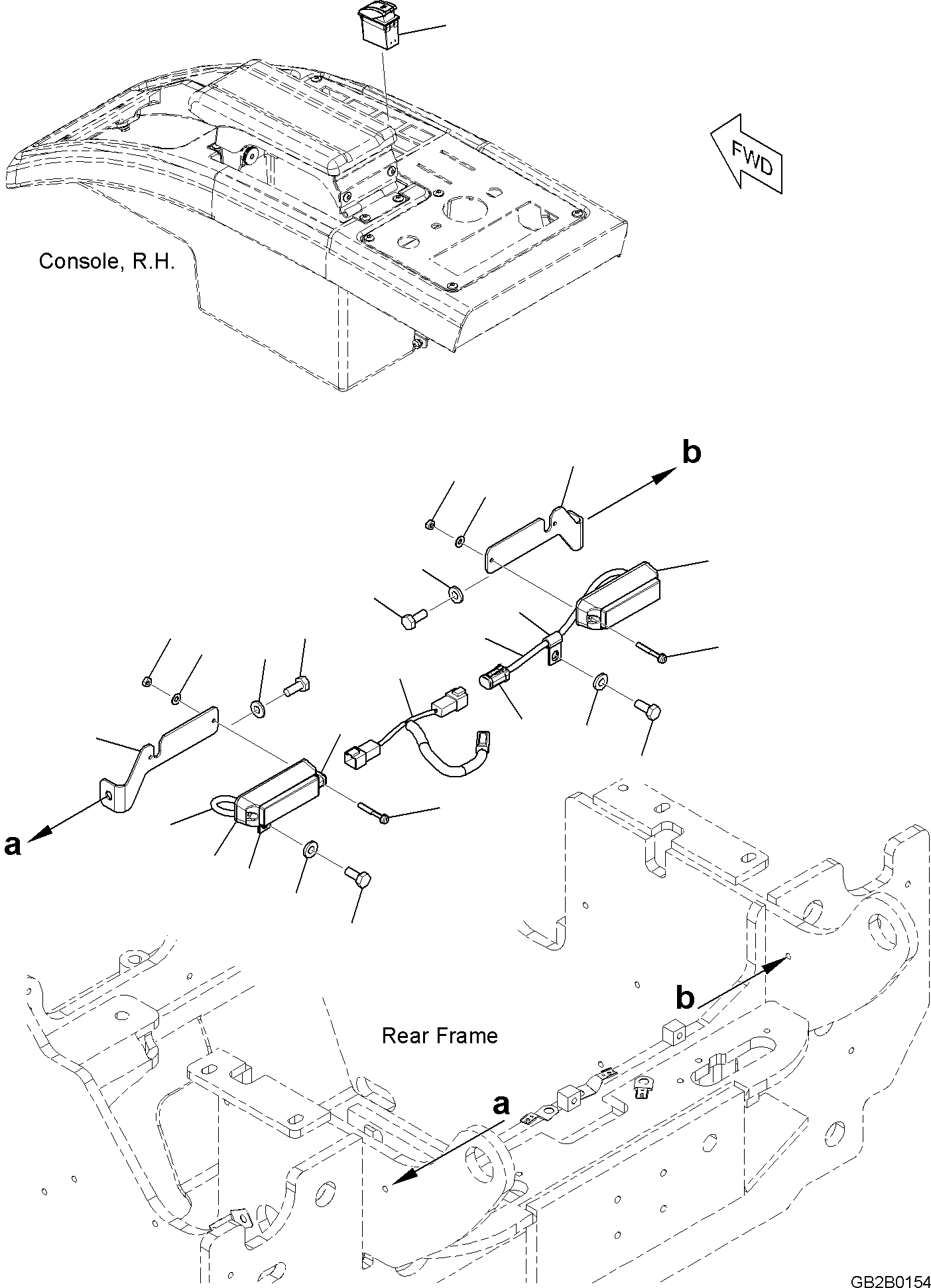 Wheel Loaders Komatsu / WA80M-8E0 S/N H81051 - UP(WA80M8E0) / REAR FLASHLIGHT, REAR FLASHLIGHT, WHITE(E4340-003001 : E4340-003001)