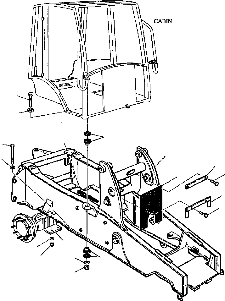 Backhoeloaders Komatsu / WB140PS-2N S/N A40001-A40033(WB140P2N) / FIG. J3000-01A0 FRAME(J-002 : J3000-01A0)