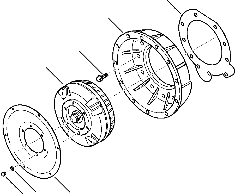 Komatsu parts book diagram for WB140PS-2N S/N A40034-UP: FIG. F3300-11A7 TRANSMISSION - TORQUE CONVERTER