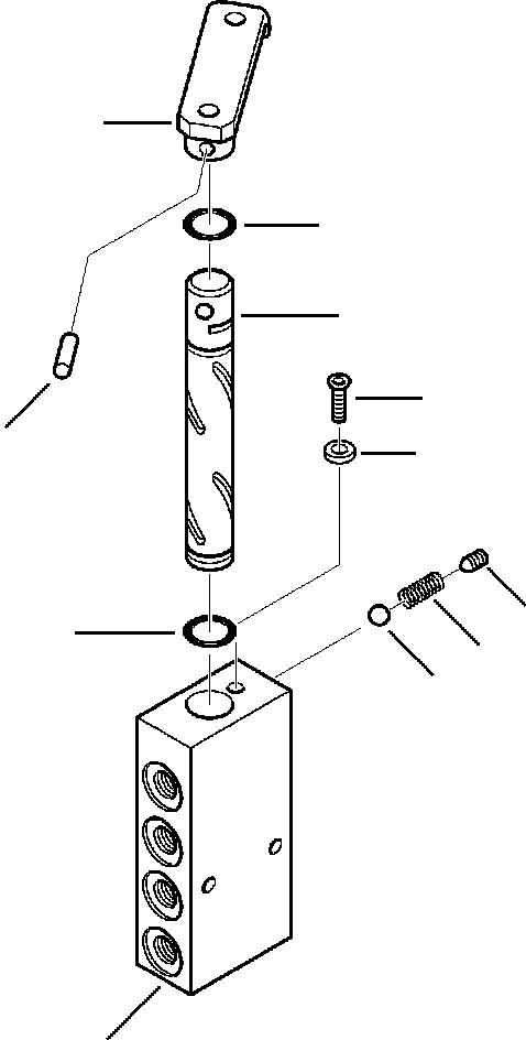 Komatsu parts book diagram for WB140PS-2N S/N A40034-UP: FIG. H6304-P4A4 PPC SYSTEM - PATTERN CHANGE VALVE