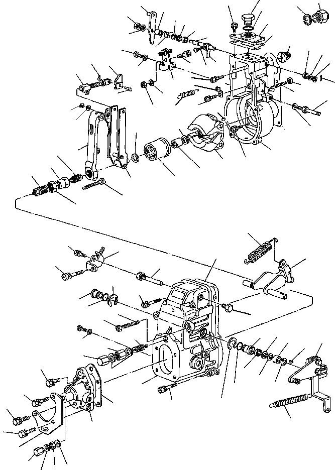 Backhoeloaders Komatsu / WB150PS-2N S/N A70001-A70009(WB150P2N) / FIG. A0231-02A0 GOVERNOR(A-016 : A0231-02A0)