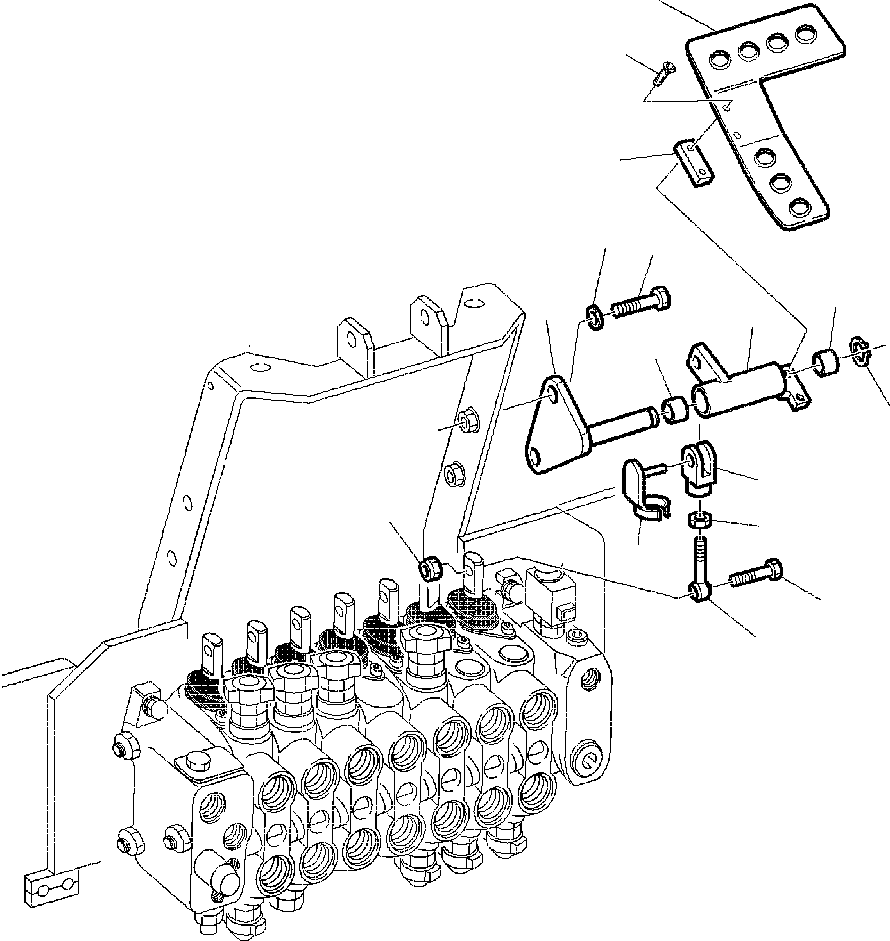 Backhoeloaders Komatsu / WB150PS-2N S/N A70001-A70009(WB150P2N) / FIG. K4520-02A0 BACKHOE CONTROL PEDAL - RIGHT SIDE(K-026 : K4520-02A0)