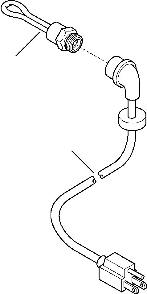 Komatsu parts book diagram for WB156-5 BACKHOE LOADER S/N A63001-UP: E1401-01A1 ENGINE BLOCK HEATER