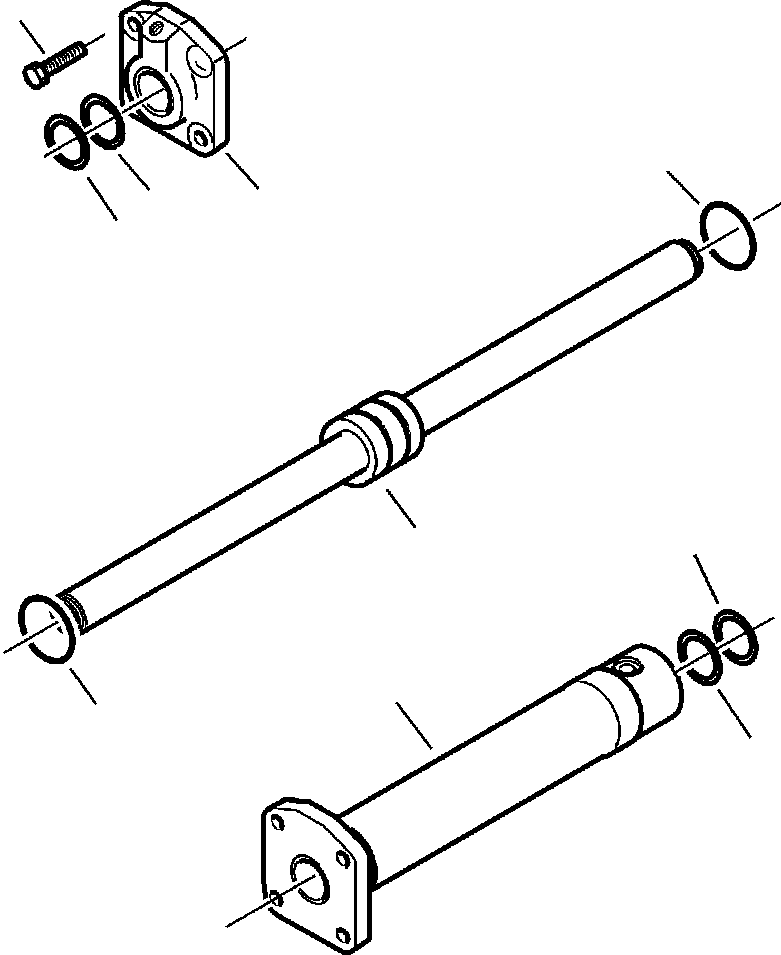 Komatsu parts book diagram for WB156-5 BACKHOE LOADER S/N A63001-UP: F3303-01A0 FRONT AXLE STEERING CYLINDER (4/9)