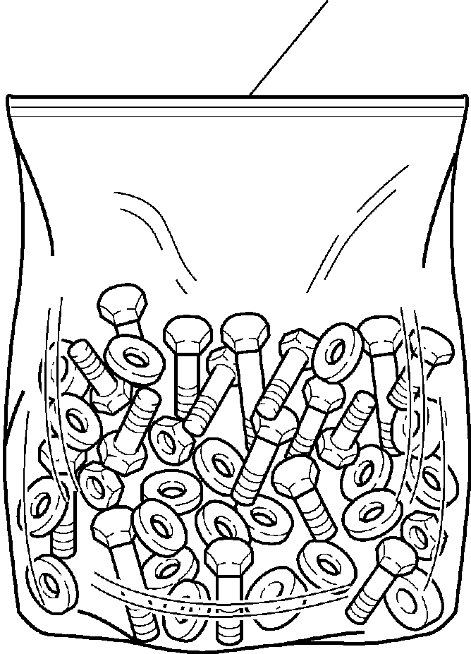 Komatsu parts book diagram for WB156-5 BACKHOE LOADER S/N A63001-UP: K5019-01A1 CAB WITH AIR CONDITIONING CONNECTIONS AT ENGINE - BAG HARDWARE