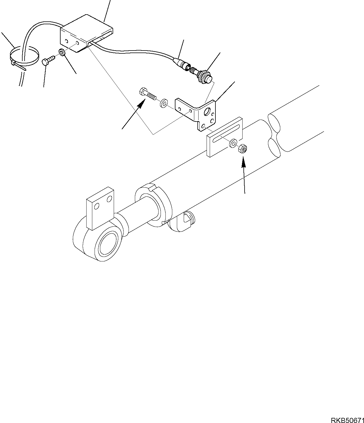 Komatsu parts book diagram for WB93S-5E0 S/N F20466- UP: RETURN TO DIG