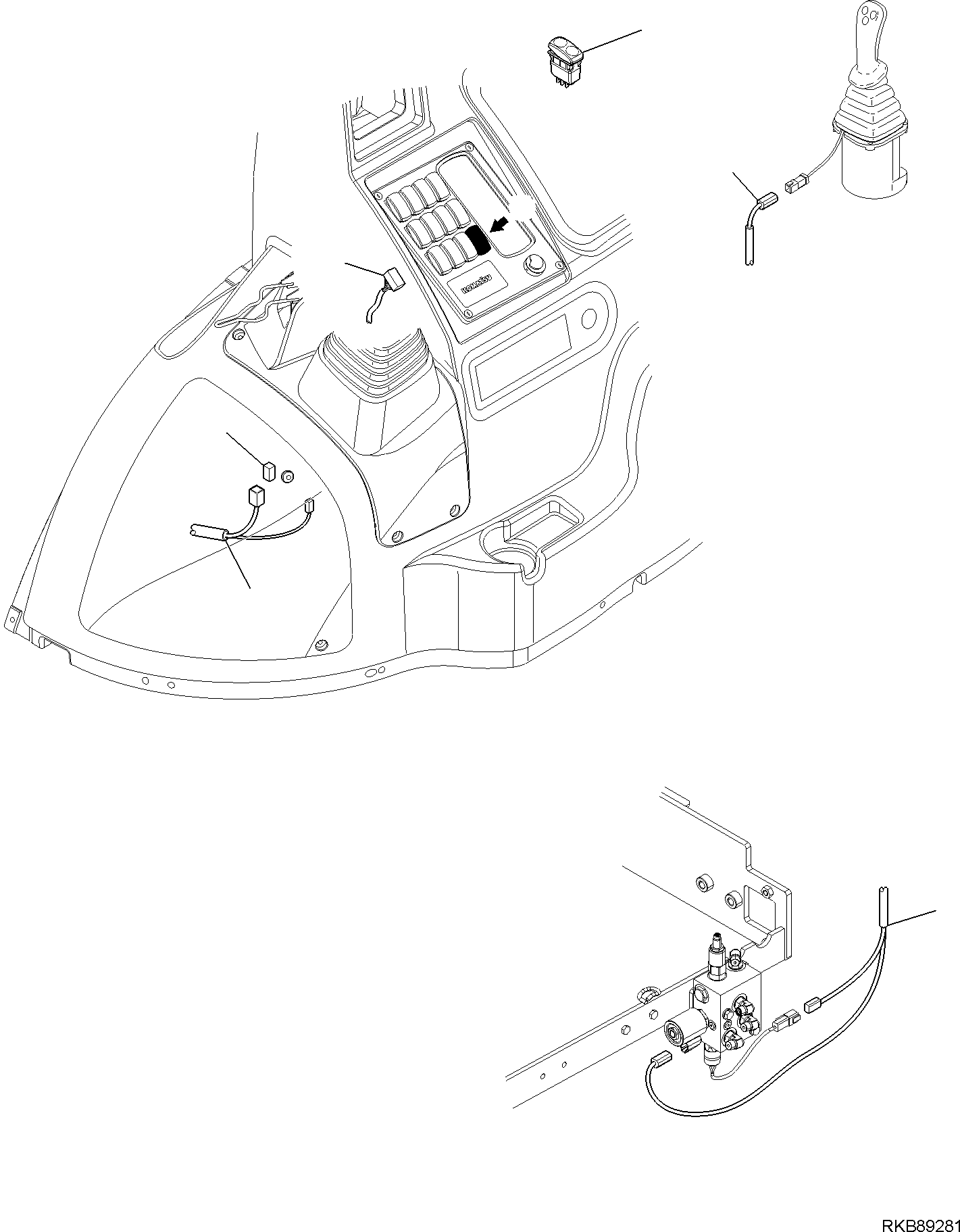 Backhoeloaders Komatsu / WB97R-5E0 S/N F80211 - UP(WB97R5E1) / ELECTRICAL SYSTEM (FAST COUPLING LINE)(B-1597 : 1597)