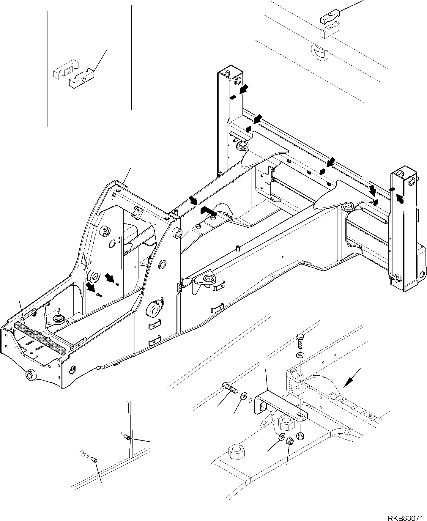 Backhoeloaders Komatsu / WB97R-5E0 S/N F80211 - UP(WB97R5E1) / FRAME(C-3000 : 3000)