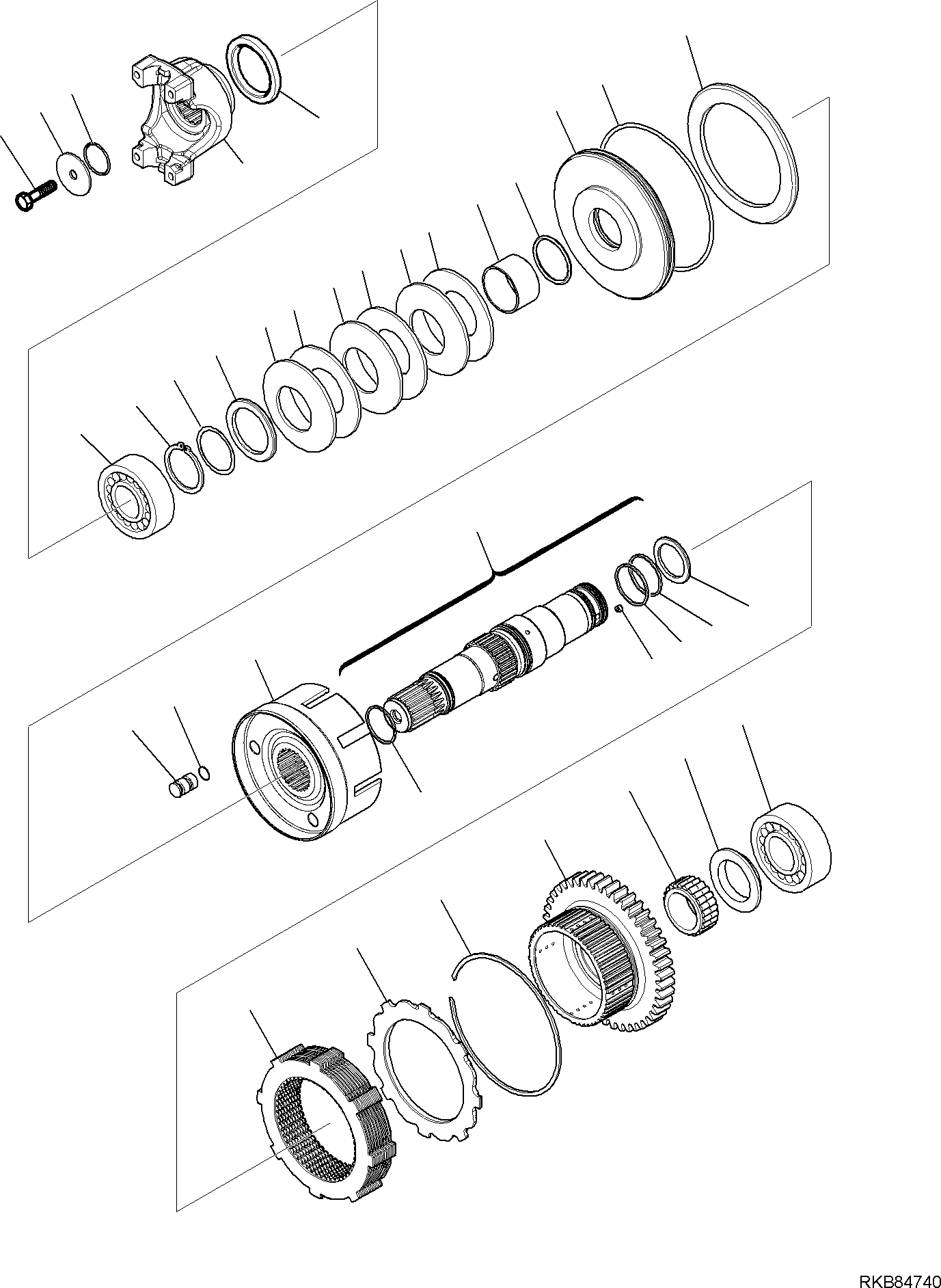 Backhoeloaders Komatsu / WB97R-5E0 S/N F80211 - UP(WB97R5E1) / TRANSMISSION (7/9)(C-3226 : 3226)
