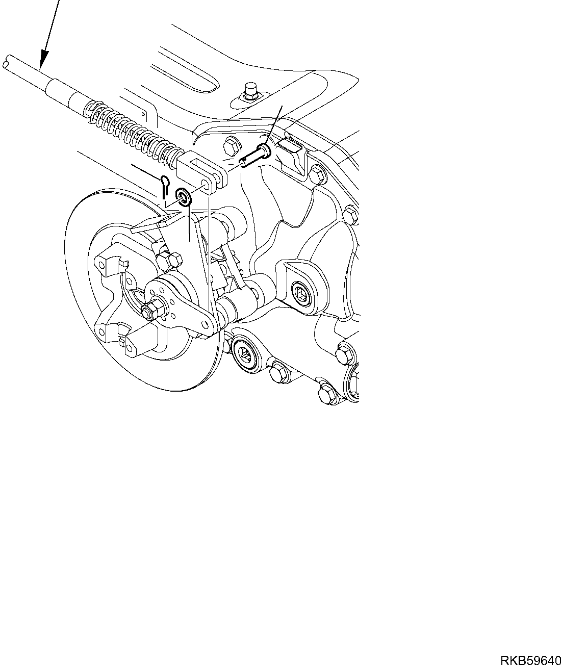 Backhoeloaders Komatsu / WB97R-5E0 S/N F80211 - UP(WB97R5E1) / PARKING BRAKE (2/2)(D-4170 : 4170)