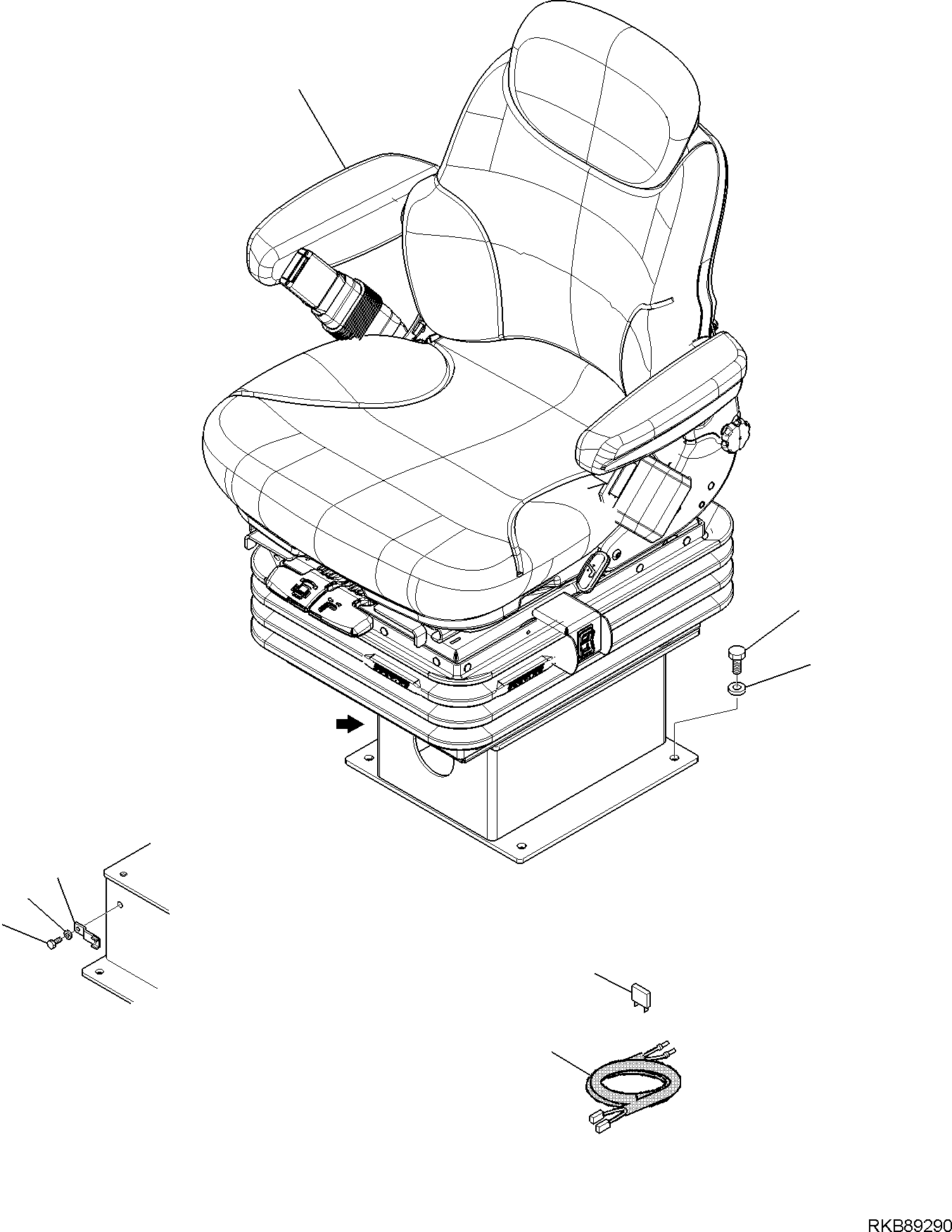 Backhoeloaders Komatsu / WB97R-5E0 S/N F80211 - UP(WB97R5E1) / OPERATOR