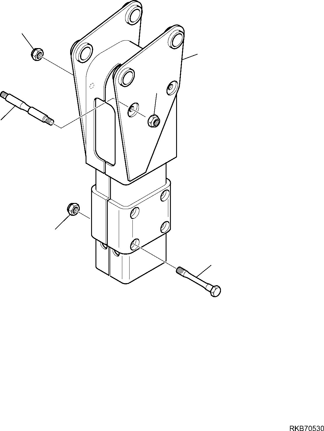Backhoeloaders Komatsu / WB97R-5E0 S/N F80211 - UP(WB97R5E1) / HAMMER HP600 (2/3)(F-6945 : 6945)