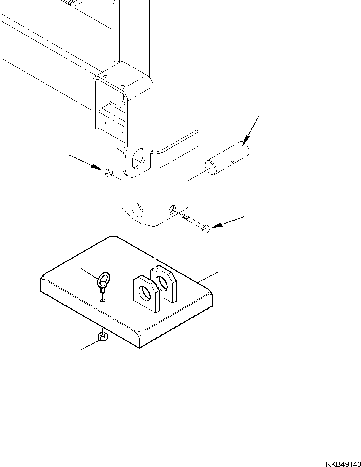 Backhoeloaders Komatsu / WB97R-5E0 S/N F80211 - UP(WB97R5E1) / OUTRIGGER FOOT(G-7220 : 7220)