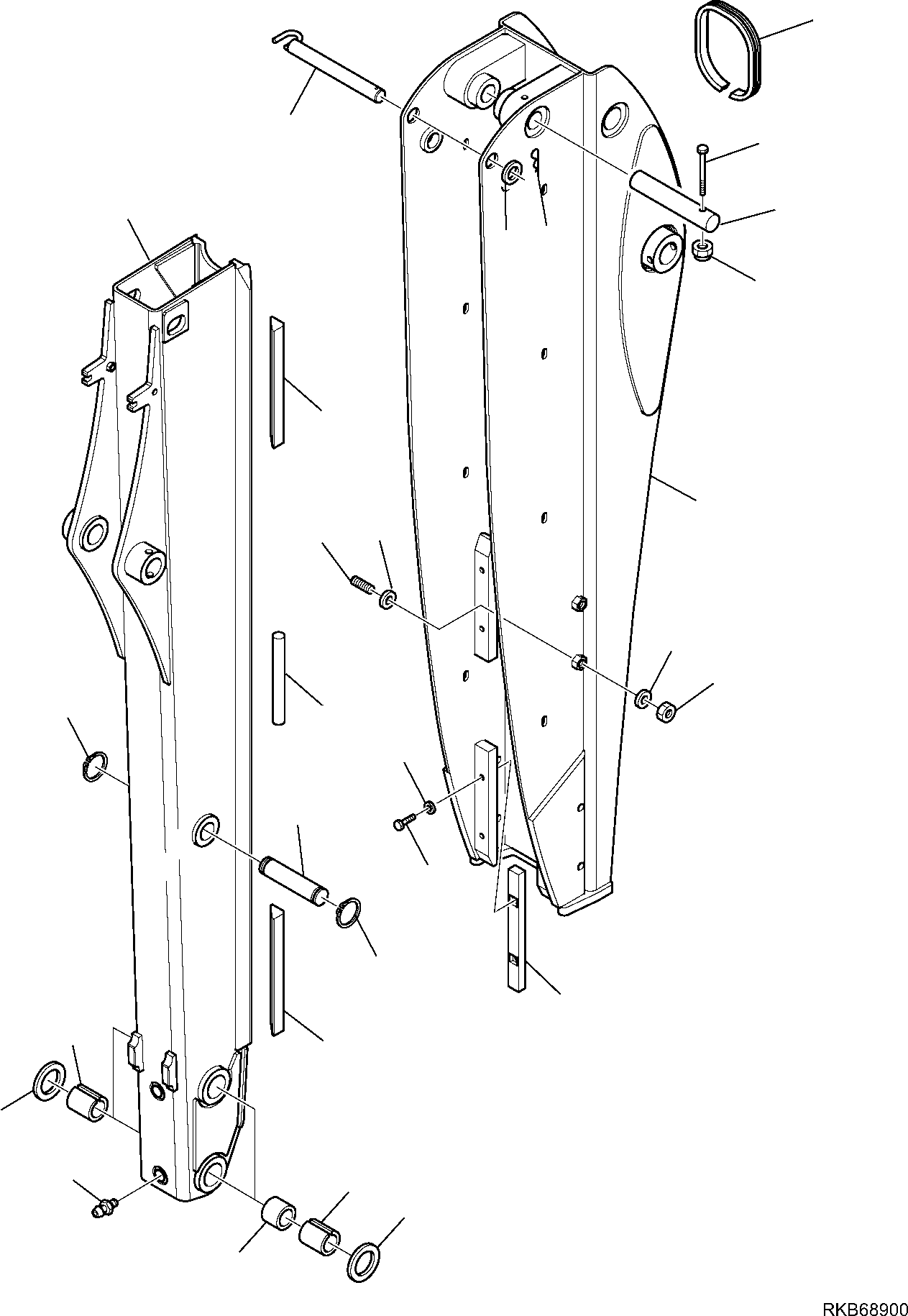 Backhoeloaders Komatsu / WB97R-5E0 S/N F80211 - UP(WB97R5E1) / TELESCOPIC ARM (WITH SIDE DIGGING BOOM) (1/2)(G-7512 : 7512)