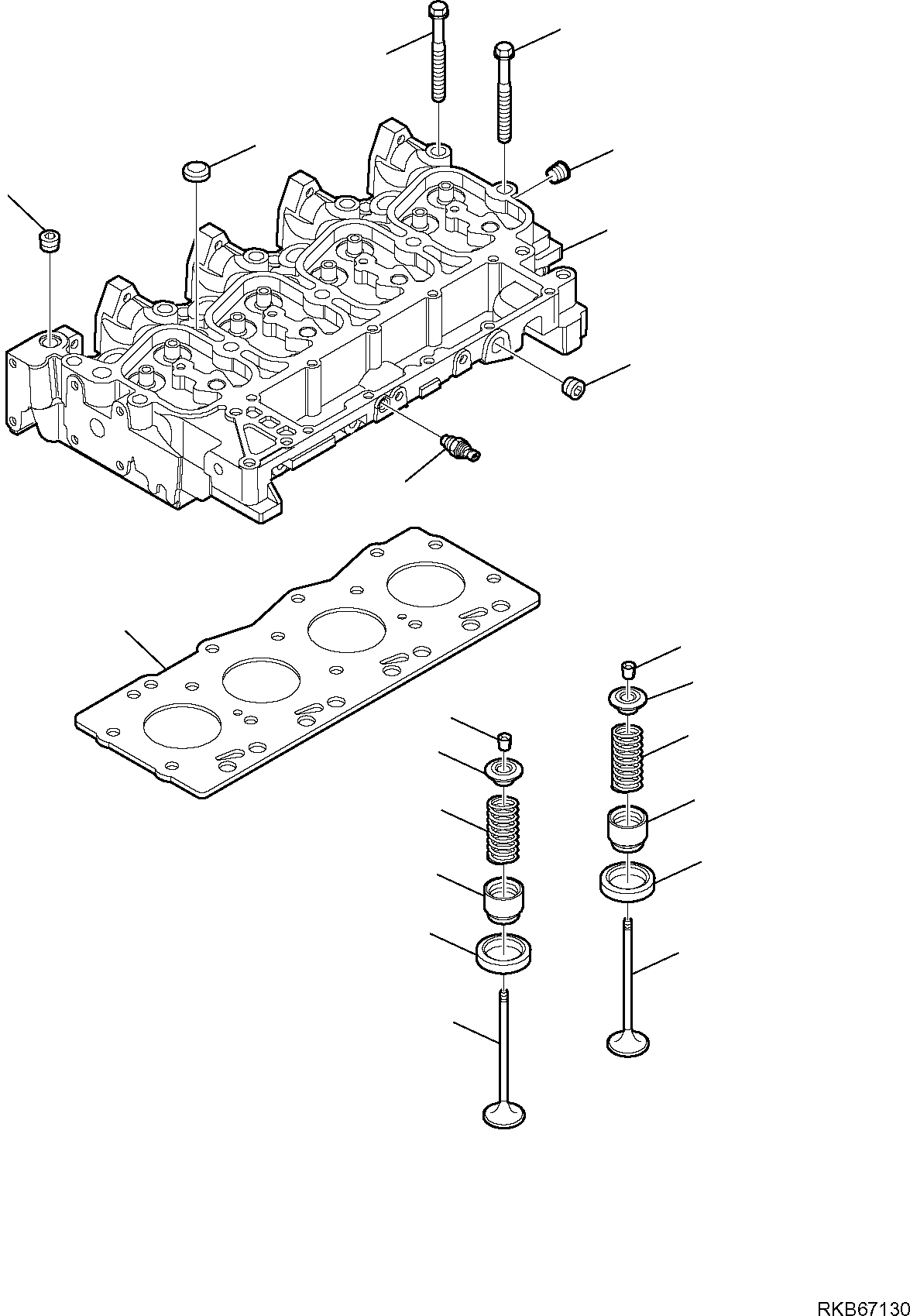 Backhoeloaders Komatsu / WB97R-5E0 S/N F90001 - UP(WB97R5EX) / CYLINDER BLOCK (1/2)(A-0101 : 0101)