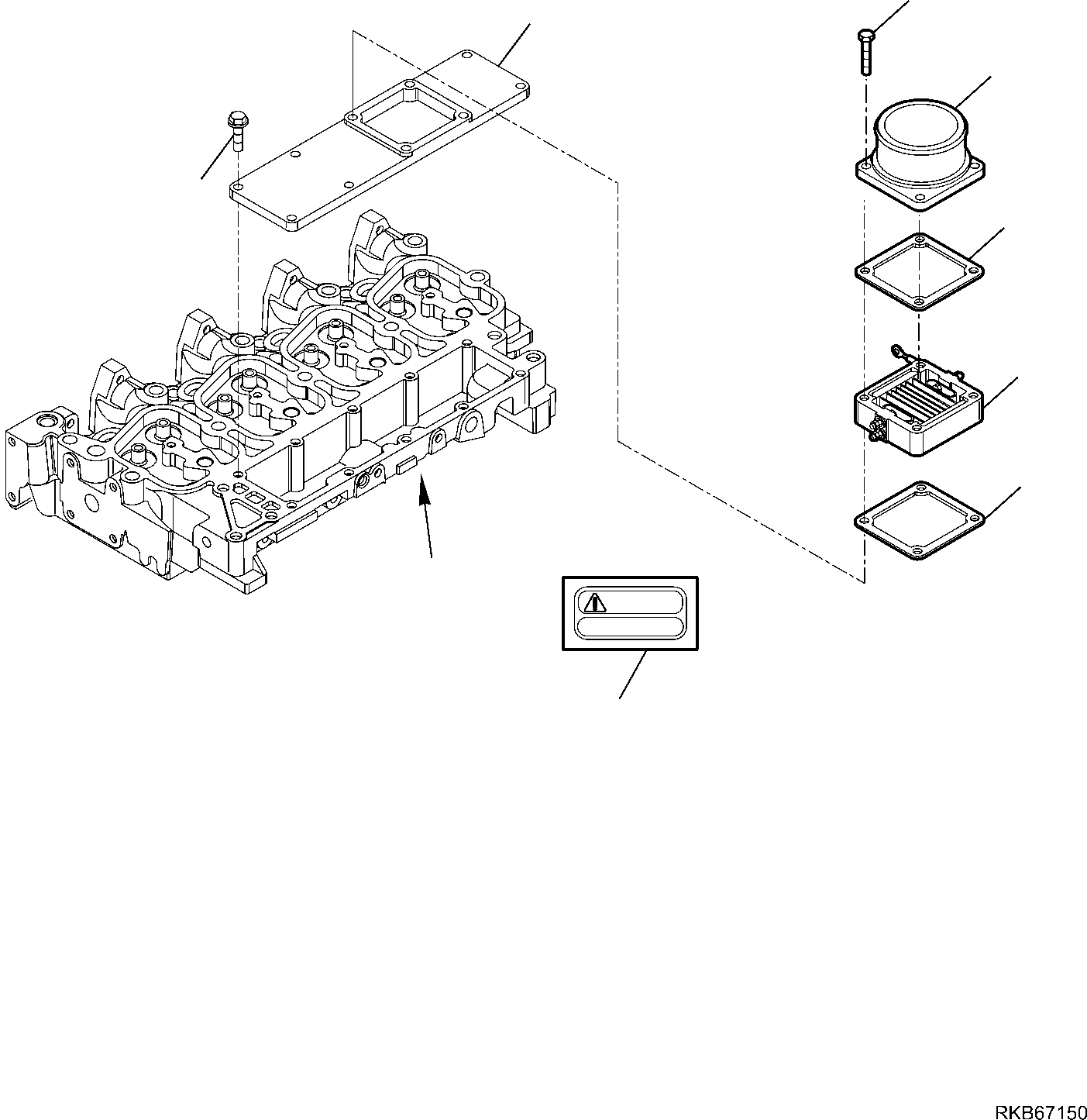 Backhoeloaders Komatsu / WB97R-5E0 S/N F90001 - UP(WB97R5EX) / AIR INTAKE MANIFOLD(A-0131 : 0131)