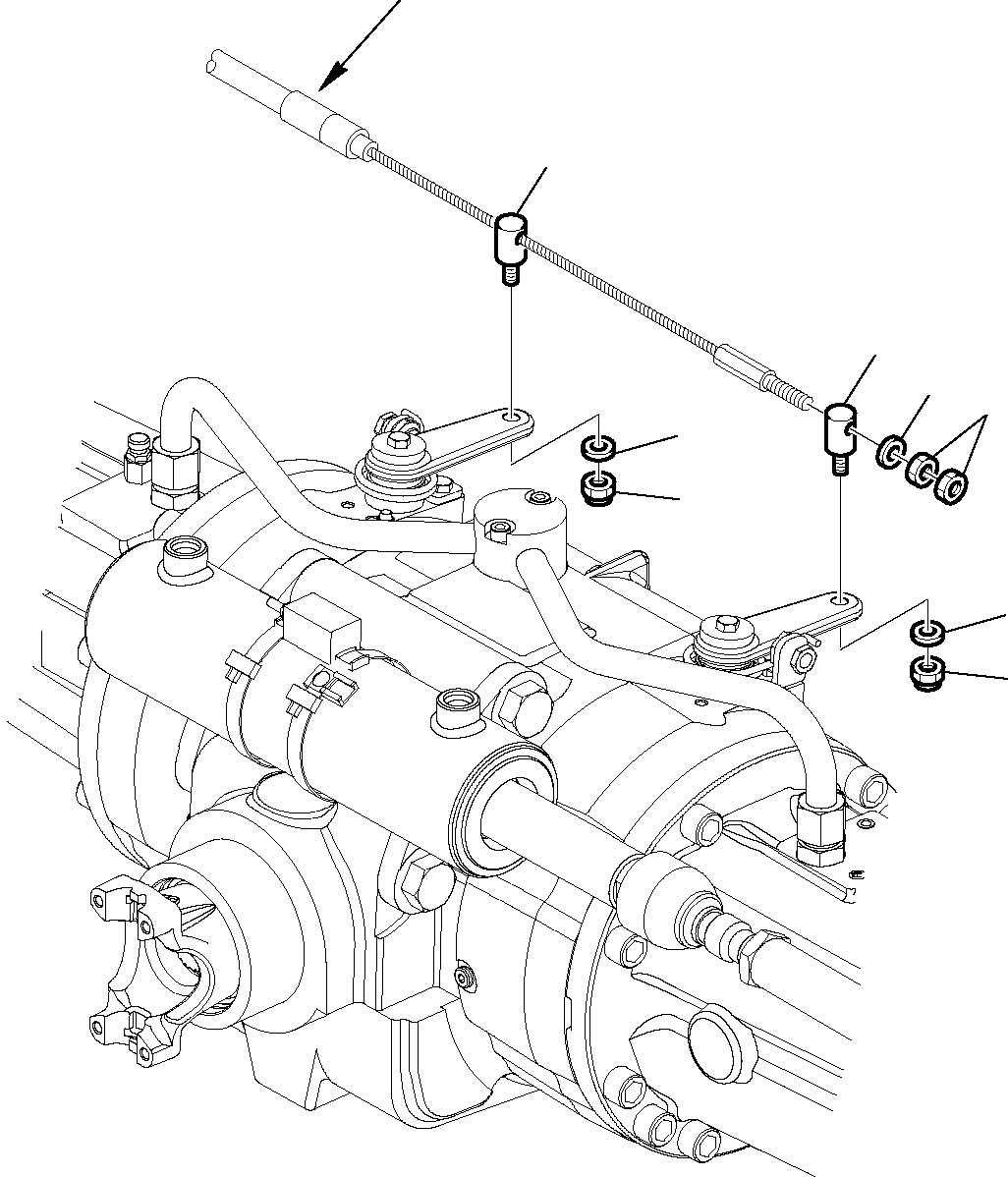 Backhoeloaders Komatsu / WB97S-5 S/N F00003-Up(WB97S5) / PARKING BRAKE (2/2)(D-0055 : 4170)