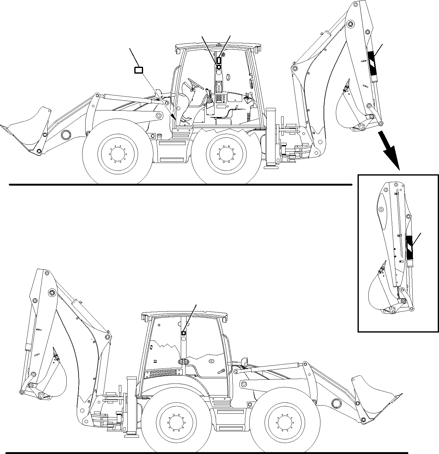 Backhoeloaders Komatsu / WB97S-5 S/N F00003-Up(WB97S5) / MARK PLATE (ITALY VERSION)(J-0030 : 9020)