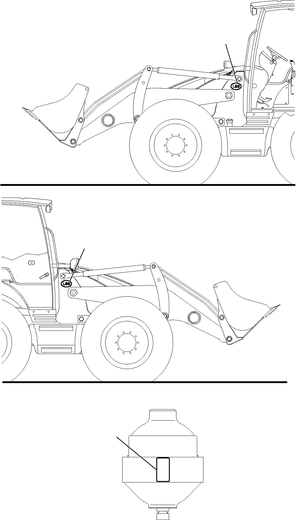 Backhoeloaders Komatsu / WB97S-5 S/N F00003-Up(WB97S5) / MARK PLATE (RIDE CONTROL)(J-0135 : 9130)