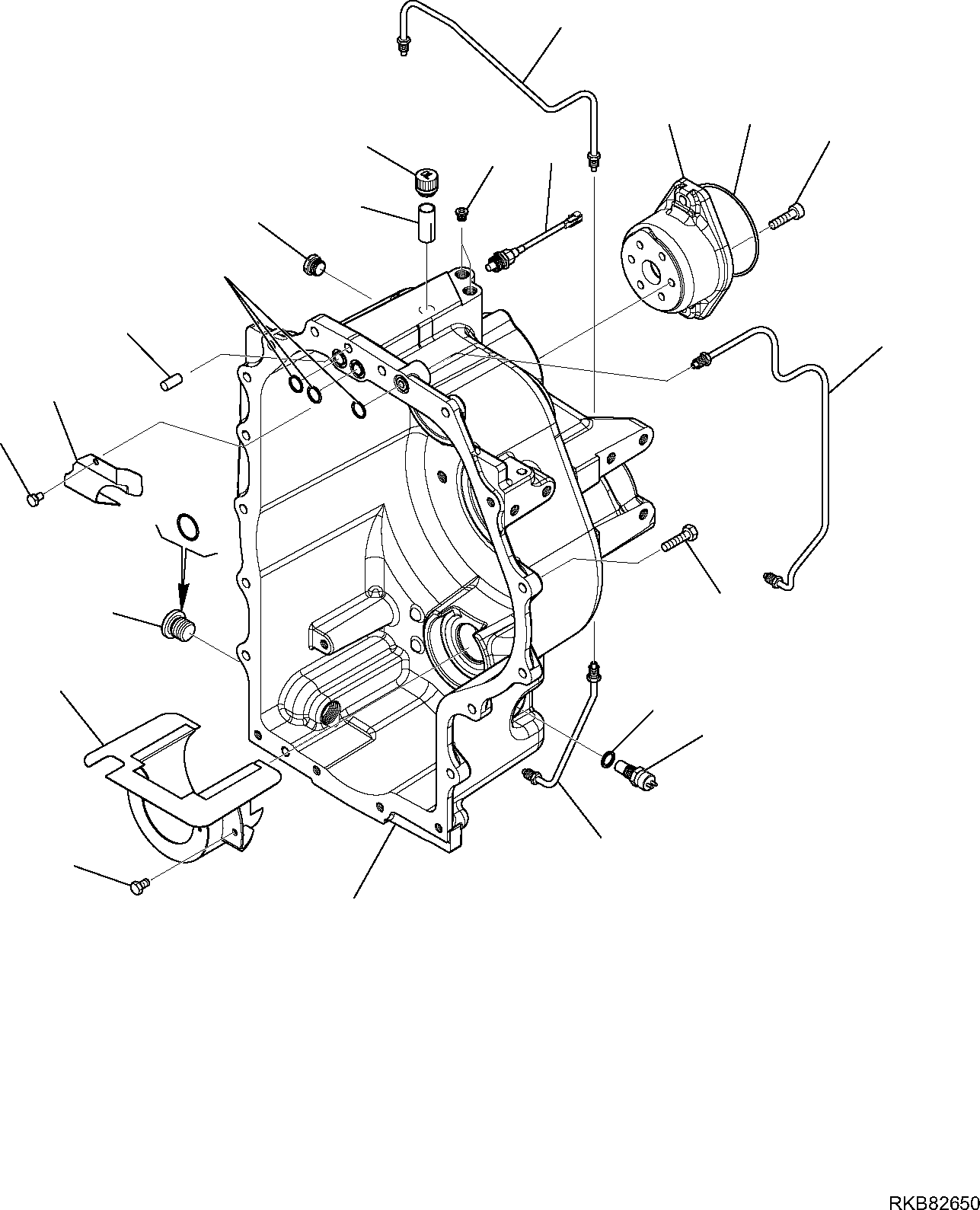 Backhoeloaders Komatsu / WB97S-5E0 S/N F30541 AND F30542 (RUSSIA SPECIFICATION TIER 2 ENG. INSTALLED)(WB97S5RU) / TRANSMISSION (3/9)(C-3222 : 3222)